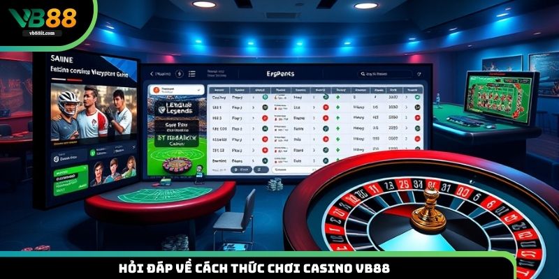 Hỏi đáp về cách thức chơi Casino VB88